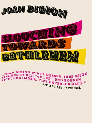 cover image of Slouching Towards Bethlehem